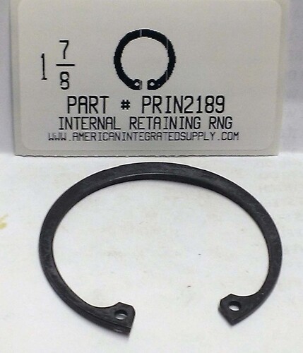 1-7/8" INTERNAL RETAINING RING STEEL