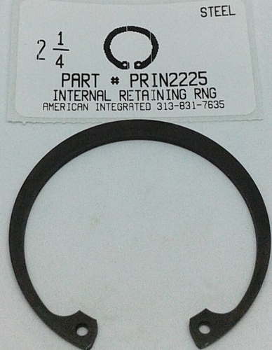 2-1/4" INTERNAL RETAINING RING STEEL