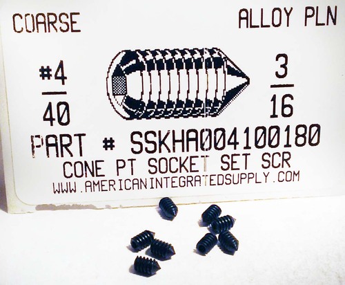 #4-40X3/16 SOCKET SET SCREW