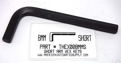 8.0 SHORT ARM METRIC HEX L-KEY