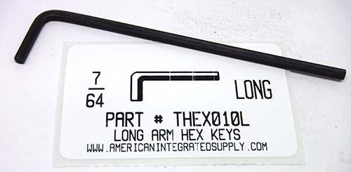 7/64 LONG ARM HEX L-KEY