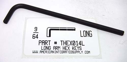 9/64 LONG ARM HEX L-KEY