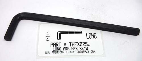 1/4 LONG ARM HEX L-KEY