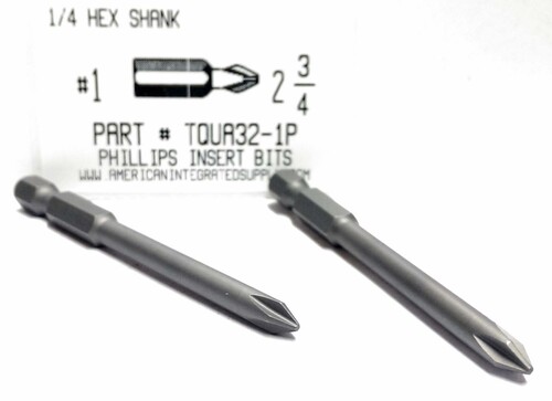 #1 X 2 3/4 LONG PHILLIPS BIT