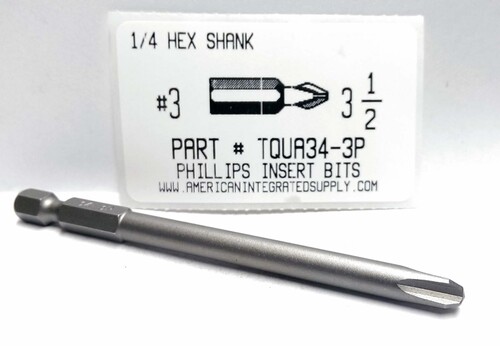 #3 X 3-1/2" LONG PHILLIPS BIT