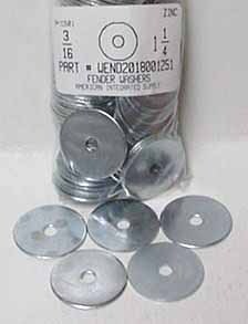 3/16X1-1/4 FENDER WASHER STEEL ZINC PLATED