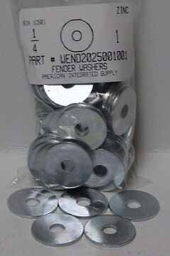 1/4X1 FENDER WASHER STEEL ZINC PLATED