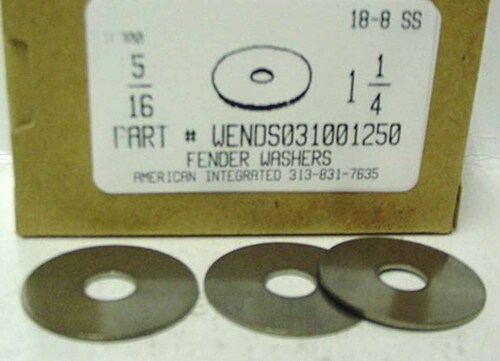 5/16"X1-1/4" FENDER WASHER 18-8 STAINLESS STEEL