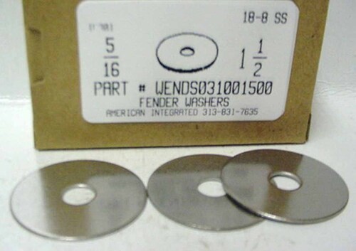 5/16"X1-1/2" FENDER WASHER 18-8 STAINLESS STEEL