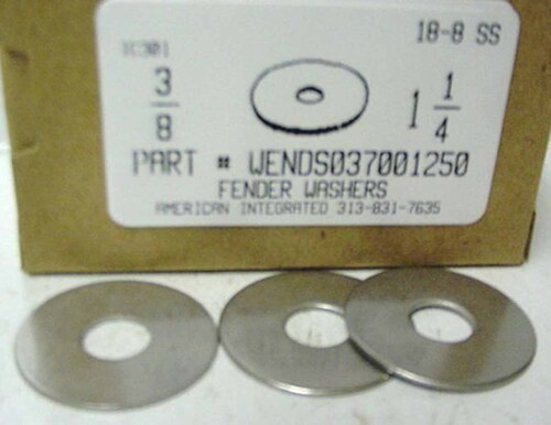 3/8"X1-1/4" FENDER WASHER 18-8 STAINLESS STEEL