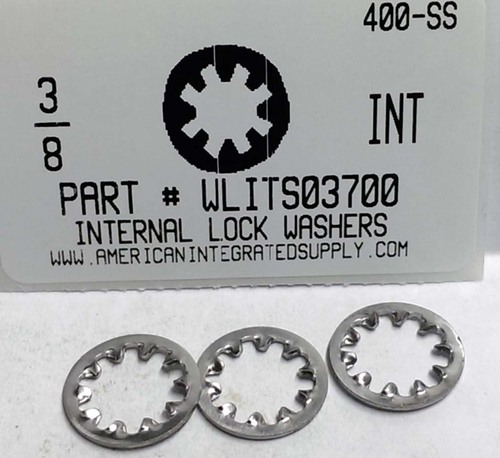 3/8 INTERNAL TOOTH LOCK WASHER 410 STAINLESS STEEL