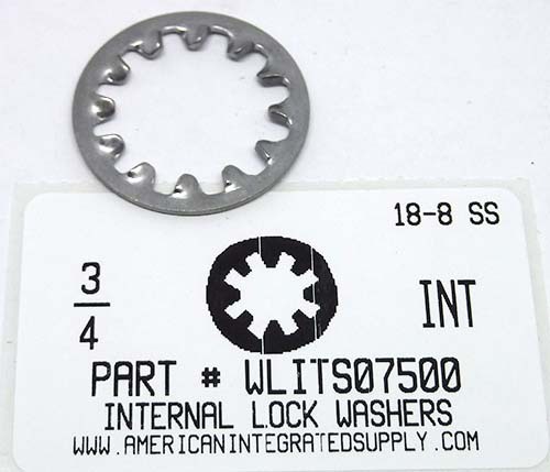 3/4 INTERNAL TOOTH LOCK WASHER 410 STAINLESS STEEL