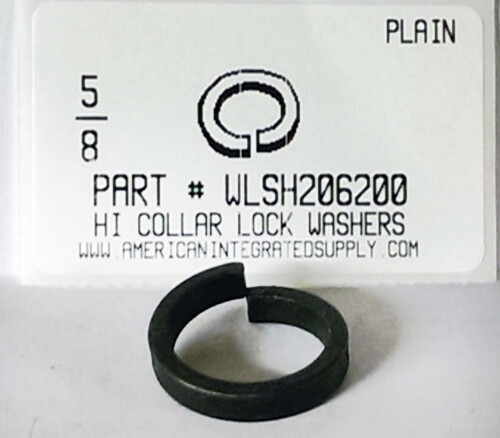 5/8 HIGH COLLAR SPLITLOCK WASHER STEEL PLAIN