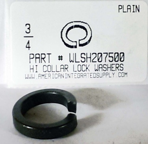 3/4 HIGH COLLAR SPLITLOCK WASHER STEEL PLAIN