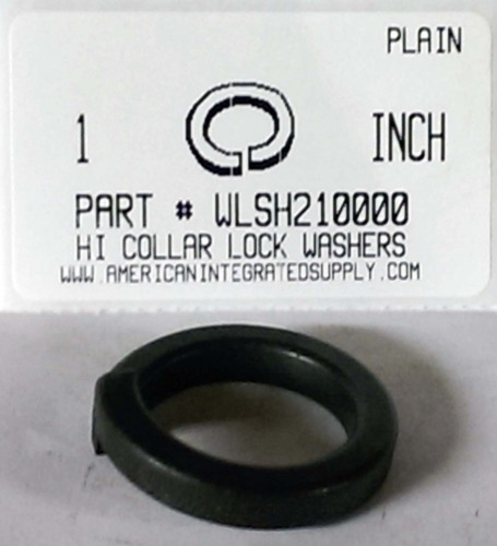 1 HIGH COLLAR SPLITLOCK WASHER STEEL PLAIN