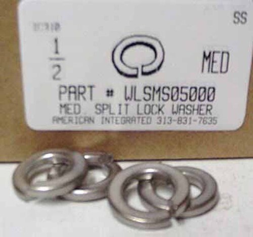 1/2 SPLIT LOCK WASHER 18-8 STAINLESS STEEL