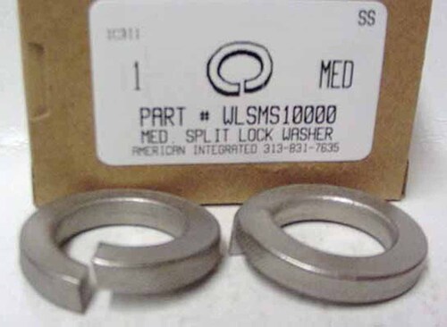 1 SPLIT LOCK WASHER 18-8 STAINLESS STEEL