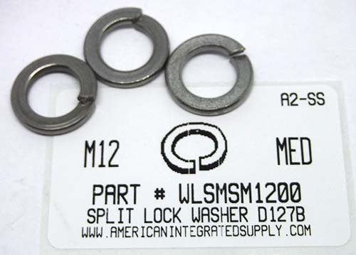 M12 SPLIT LOCK WASHER A2 STAINLESS STEEL D127B