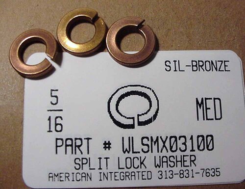 5/16 SPLIT LOCK WASHER SILICONE-BRONZE