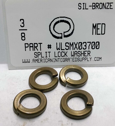 3/8 SPLIT LOCK WASHER SILICONE-BRONZE