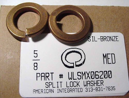 5/8 SPLIT LOCK WASHER SILICONE-BRONZE