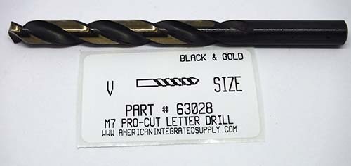 LTR V M7 HSS 135° SPLIT POINT BLACK & GOLD JOBBER DRILL BIT