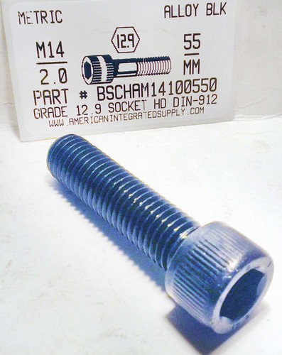 M14-2.00X55mm SOCKET HEAD CAP SCREW 12.9 STEEL BLACK D912