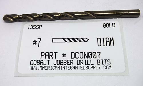 #7 COBALT DRILL JOBBER LENGTH