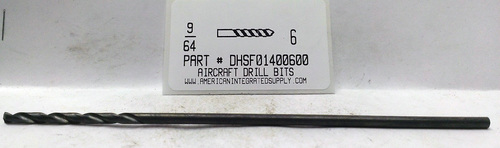 9/64X6" HSS AIRCRAFT DRILL