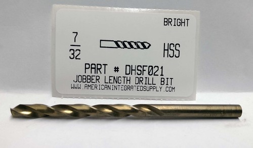 7/32 HSS DRILL JOBBER LENGTH BRIGHT