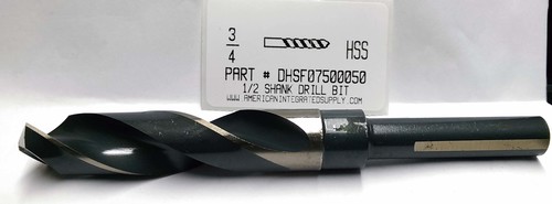 3/4 HSS DRILL 1/2 SHANK 118SP BLACK & GOLD