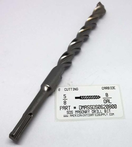 5/8X8 MASONRY DRILL SDS 6" CUTTING