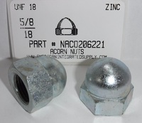 5/8-18 ACORN CAP NUT STEEL ZINC PLATED (DISCONTINUED)