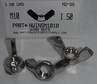 M10-1.50 WING NUT A2 STAINLESS STEEL