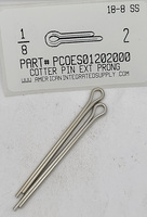 1/8X2 COTTER PIN EXTENDED PRONG 18-8 STAINLESS STEEL