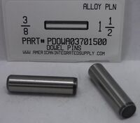 3/8X1-1/2 DOWEL PIN ALLOY STEEL PLAIN (DISCONTINUED)