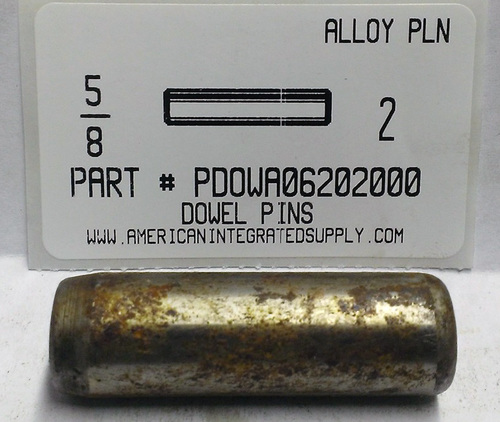 5/8X2 DOWEL PIN ALLOY STEEL PLAIN (DISCONTINUED)