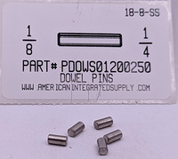 1/8X1/4 DOWEL PIN 18-8 STAINLESS STEEL