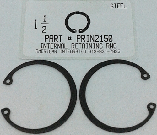 1-1/2" INTERNAL RETAINING RING STEEL