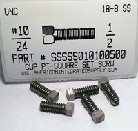 #10-24X1/2 SQUARE HD SET SCREW