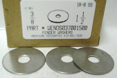 3/8"X1-1/2" FENDER WASHER 18-8 STAINLESS STEEL