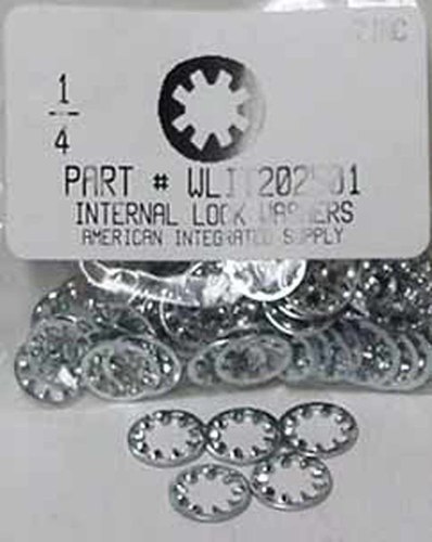 1/4 INTERNAL TOOTH LOCK WASHER STEEL ZINC PLATED