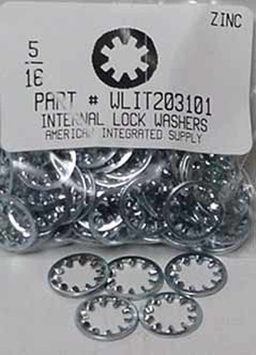 5/16 INTERNAL TOOTH LOCK WASHER STEEL ZINC PLATED