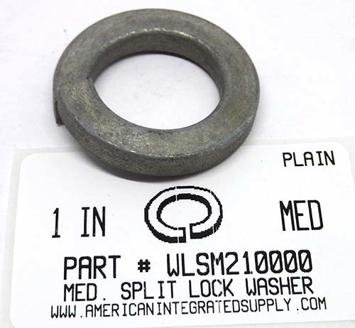 1" SPLIT LOCK WASHER STEEL PLAIN