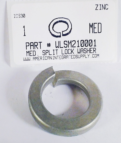 1" SPLIT LOCK WASHER STEEL ZINC PLATED